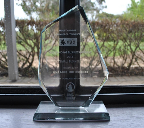 Blue Lake Turf Supplies - Yahl, SA. Award