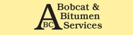 ABC Bobcat & Bitumen Service Logo