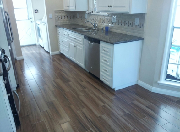 Pro Choice Decor - Chino Hills, CA. New tile flooring and cabinets and paint