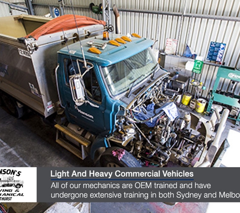 Johnson's Towing & Mechanical - Kelso, NSW. Light And Heavy Commercial Vehicles