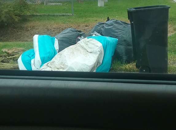 Ameriwaste Inc - Alvin, TX. Trash Men are leaving trash arou s the neighborhood and are Not picking up all the trash.