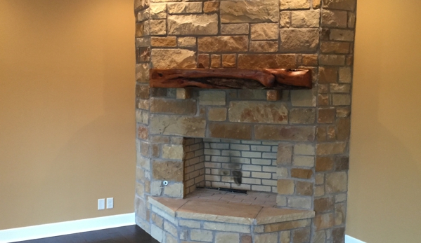 Fontenot Construction - Clyde, TX. Custom Fireplace