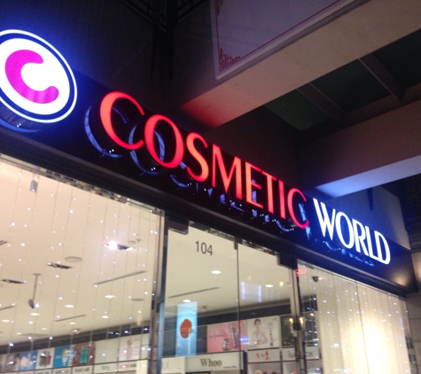 Cosmetic World - Los Angeles, CA. Sign for main entrance