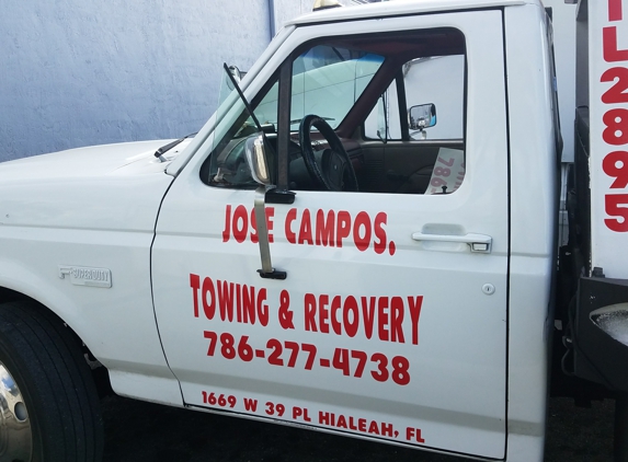 Jose campo towing - Hialeah, FL