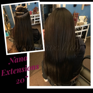 Persuasive Hair - Fresno, CA. Nano bead hair extensions 20”