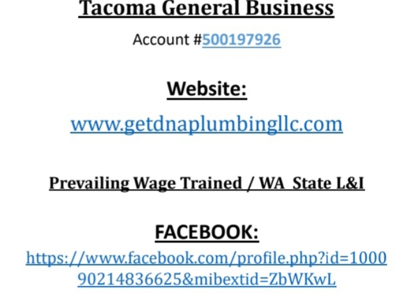 DnA Plumbing LLC - Rainier, WA. About DnA Plumbing LLC