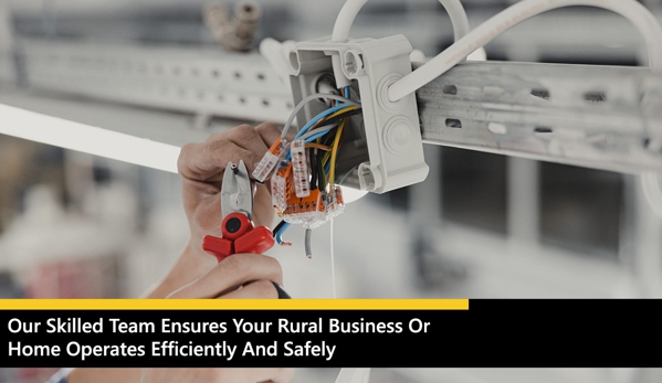 Groenewege Electrical - Elliott, TAS. Our Skilled Team Ensures Your Rural Business Or Home Operates Efficiently And Safely