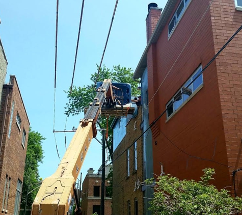 Two Guys and a Spa Dolly - Naperville, IL. Hot tub rooftop delivery