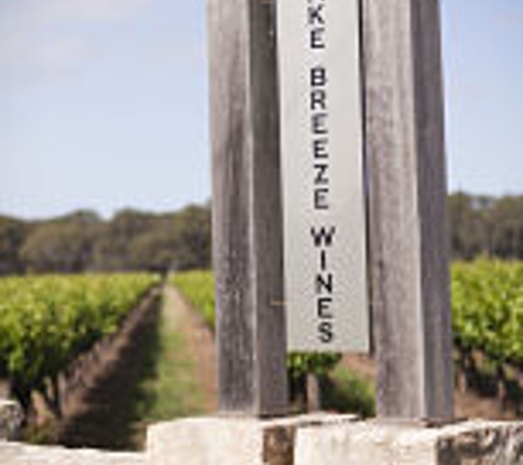 Lake Breeze Wines - Langhorne Creek, SA. Lake Breeze wines and vineyard