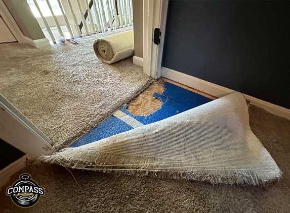 Compass Carpet Repair & Cleaning - Ft Mitchell, KY. Compass Carpet Repair - Carpet Pet Damage Patch Repair In Independence, KY