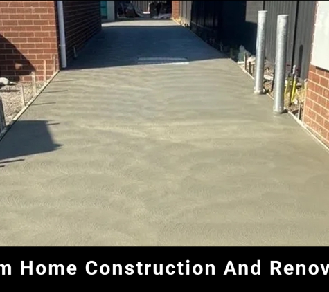All Concrete Solutions. Custom Home Construction And Renovations