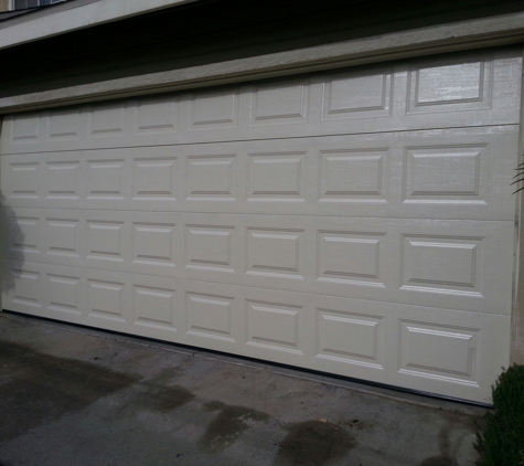 Best 4 Less Garage Door Service & Repair - Riverside, CA. 16x7 short panel solid garage door