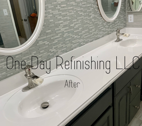 One Day Refinishing - Houston, TX. Vanity refinishing in Houston, TX---One Day Refinishing LLC