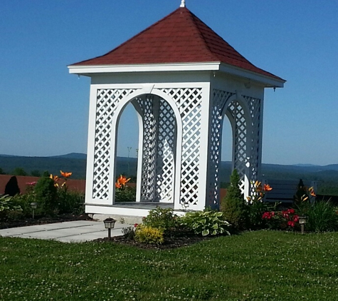 Maine Wedding Barn & Event Center at Farview Farm - Minot, ME. Gazebo with a view!