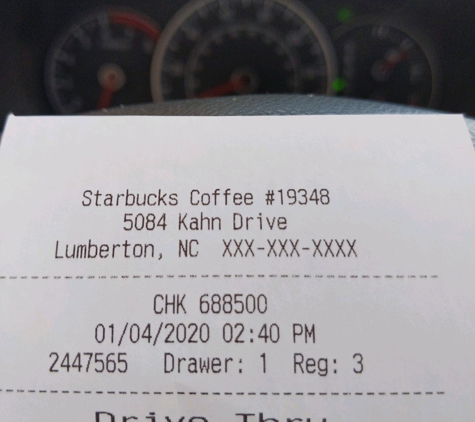 Starbucks Coffee - Lumberton, NC