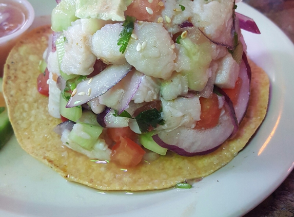 El Chilito - Oxnard, CA. Tostada de ceviche