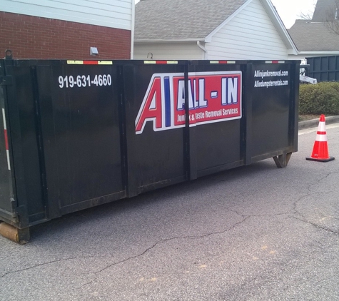 All-In Junk and Waste Removal - Clayton, NC