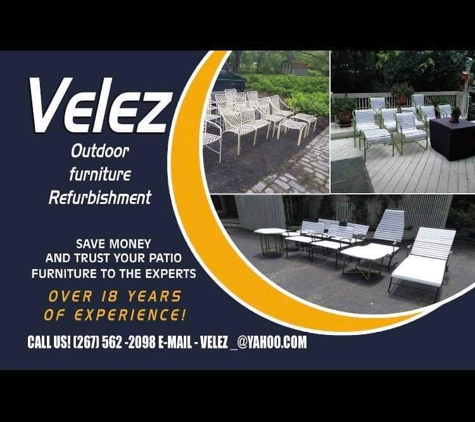 velez outdoor furniture - philadelphia, PA