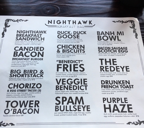 Nighthawk: Breakfast Bar - Marina Del Rey, CA