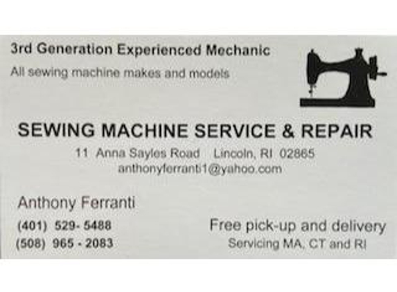 Anthony's Sewing Machine Service & Repair - Lincoln, RI