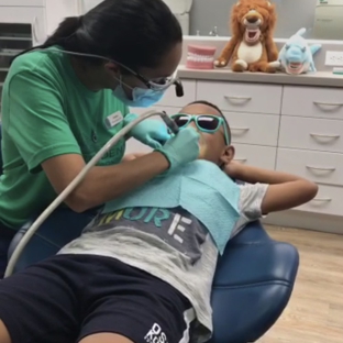 Petite Dental & Orthodontics - Austin, TX. He thinks he's at a day spa.