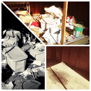 JDog Junk Removal & Hauling Lakewood WA - Lakewood, WA. Shed clean up - before & after