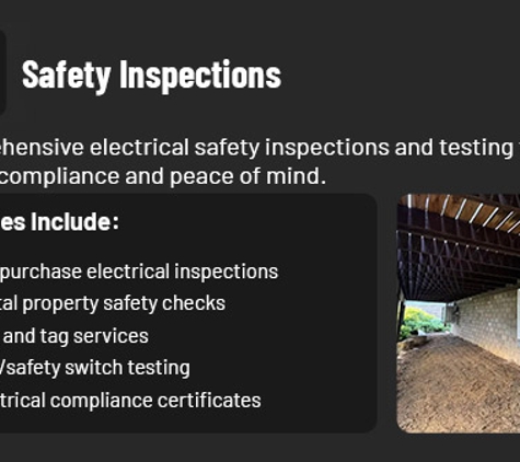 DJK Electrical & Air Pty LTD - Kingston, TAS. Safety Inspections