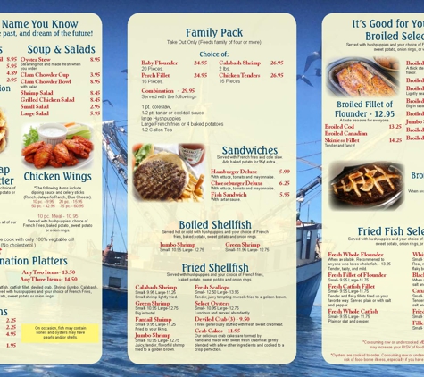 Captain's Cap The - Gastonia, NC. To Go Menu page two