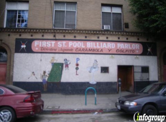 First Street Pool & Billiard Parlor - Los Angeles, CA