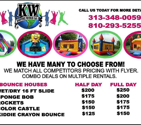 Karter'z World Inflatable Bounce Houses - Flint, MI