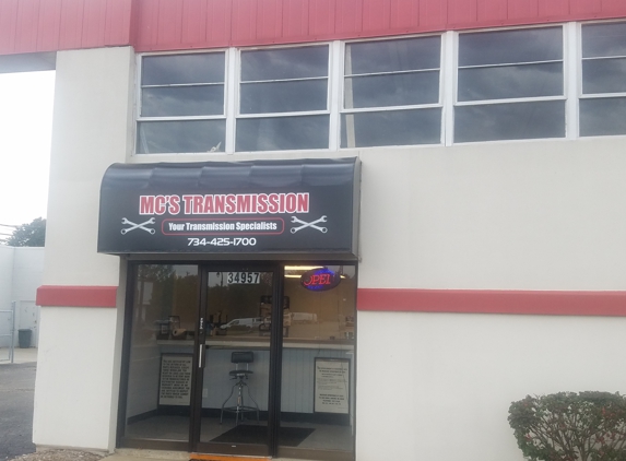Mctransmission shop - Livonia, MI. New location open