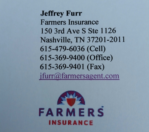 Jeff furr farmers - Nashville, TN