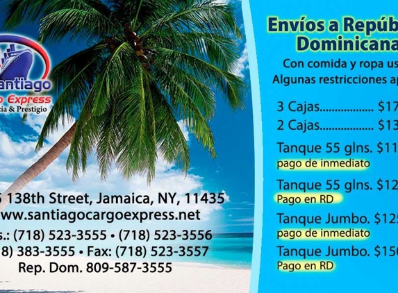 Santiago Cargo Express, Corp - Jamaica, NY