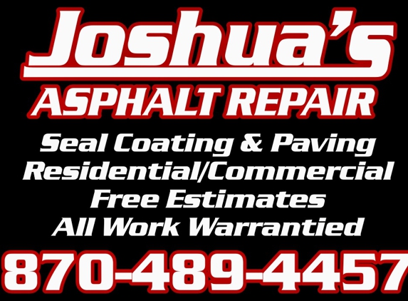 Joshua's Asphalt Repair - White Hall, AR