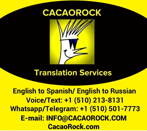 CacaoRock Translation Services - Oakland, CA