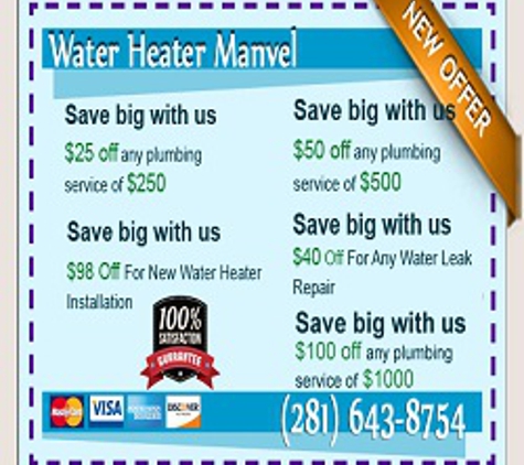 Water Heater Manvel - Manvel, TX