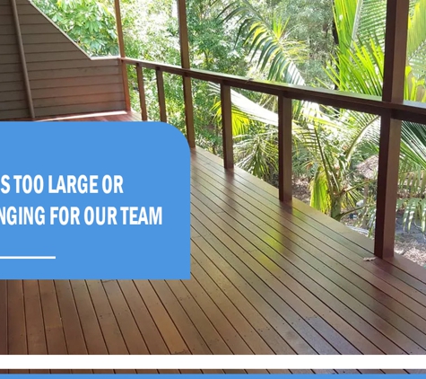 Headland Floorsanding & Polishing - Buderim, QLD. No job is too large or challenging for our team.