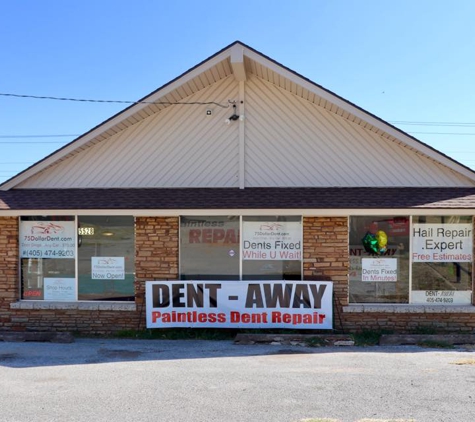 Dent-Away. On 39th (Route 66) between  Mac/Mer