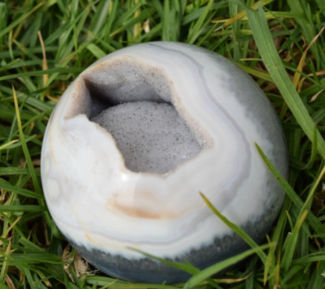 The Elephant Shop - Orange, NSW. Agate & Chalcedony Open Sphere