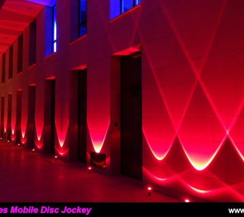 DJ Enterprises Mobile Disc Jockey - Hollister, CA. Wedding DJ in Hollister LED Uplighting