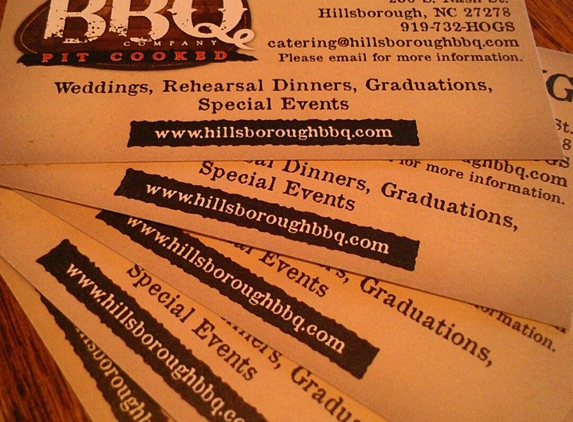 Hillsborough BBQ Company - Hillsborough, NC