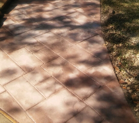 J & E Concrete Contractors - Deer Park, TX. Stain & Stamped adds beauty