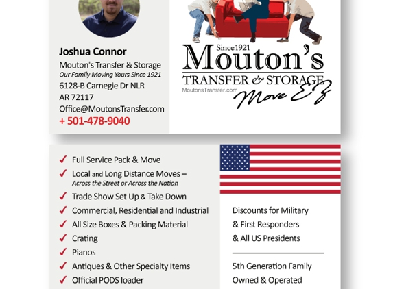 Mouton's Transfer & Storage LLC - North Little Rock, AR