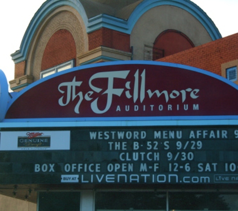 Fillmore Auditorium - Denver, CO