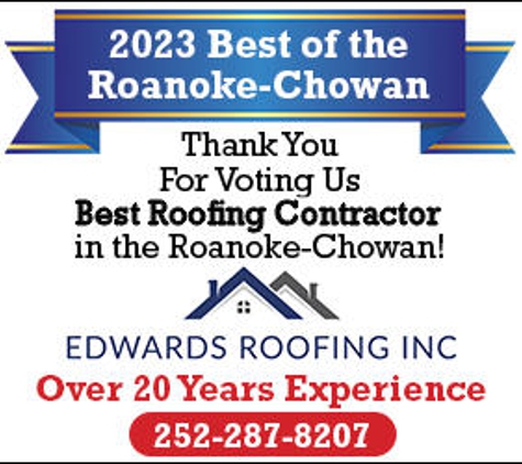 Edwards Roofing Inc - Murfreesboro, NC