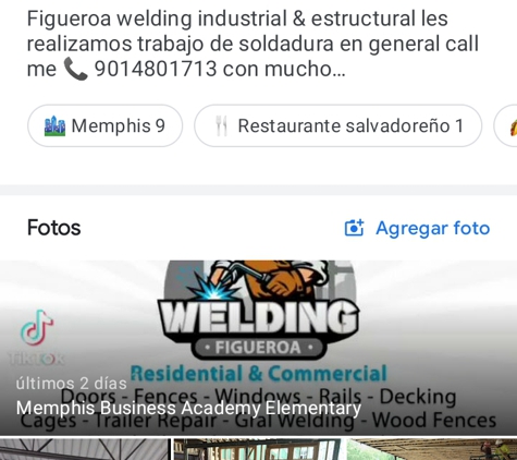 Figueroa Welding - Memphis, TN. Figueroa welding