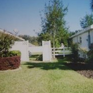 A & R Irrigation and Landscaping LLC - Wesley Chapel, FL. Fence installation - white vinyl