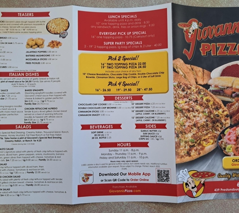 Giovanni's Pizza - West Liberty, KY