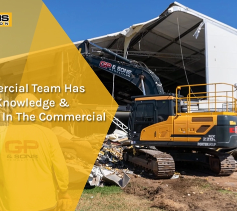 GP & Sons Demolition - Largs Bay, SA. Our Commercial Team Has Extensive Knowledge & Experience In The Commercial Sector.