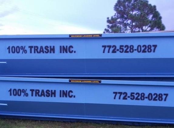 100% Trash, Inc - Port Saint Lucie, FL